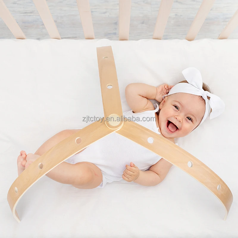 Bingkai Bermain Bayi Lipat Aktivitas gym bayi dengan Mainan Tumbuh Gigi Bayi Kayu Hadiah Bayi Baru Lahir Montessori Dekorasi Kamar Anak pemasok