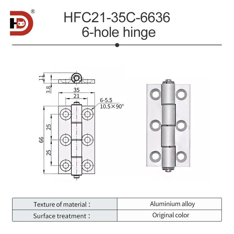HFC21-3C/48B/62B/79B Industrial Electrical Cabinet Door Hinges HHPSNL5 Aluminum Alloy Profile Cabinet Door Hinges supplier