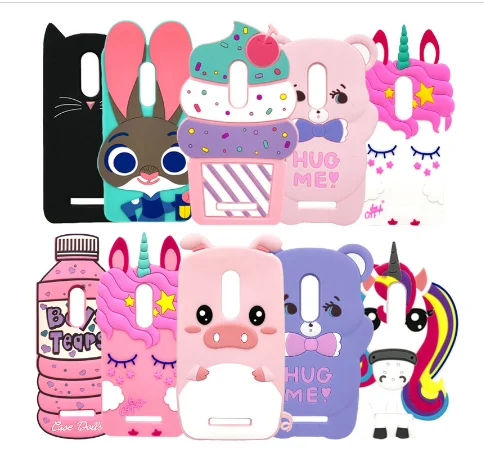 3d Unicorn Cat Rabbit Soft Silicone Case For Xiaomi Redmi Note 4x Note 4  Note 6 Pro Phone Cases Back Cover - Buy For Redmi Note 4x,Case For Xiaomi,For  Redmi Note 6