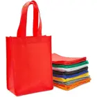 Tote Fabric Bag Spunbond Biodegradable Reusable Logo Printed Fabric Small Tote Promotion Non Woven Bag