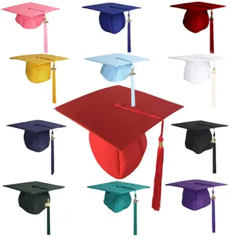 Universal For Adults Wholesale Customization Graduation Cap Bachelor Graduation Hat With 2023 Tassel