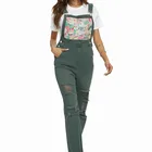 Hot Selling Loose Womens Denim Overalls Fashion Custom Logo Denim Overalls