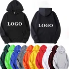 Blank Hoodie Wholesale High Quality Men's Custom Embroidery Logo Plain Blank Polyester Hoodie Sweatshirt