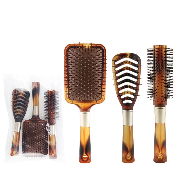 Hot selling Household Women Curly Hairdressing Comb Set Daily Use Hair Comb Set Eco-friendly Airbag Massage Hair Comb Set
