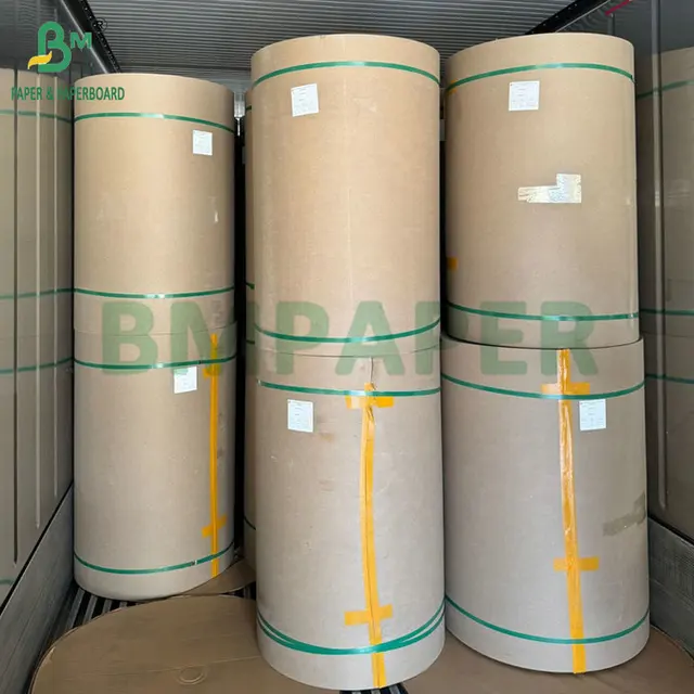 Roll 1200mm 300grs 360grs Kraft Core Board For Industrial Paper Tubes