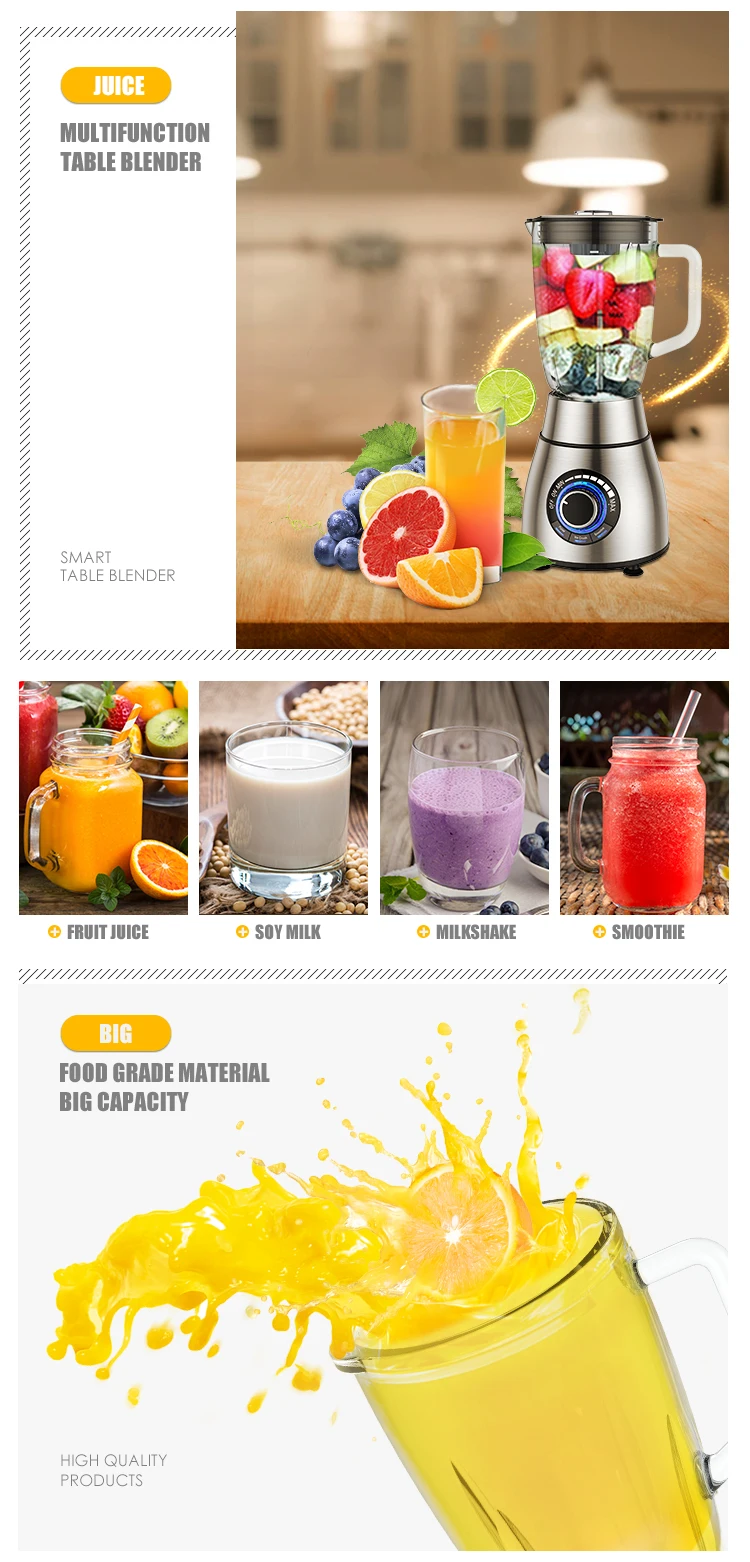 Procesador de alimentos licuadora multifunción Ce vendedor caliente chino para uso en cocina