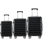 Carry Bag Customized 3 Pcs Popular Carry On PC Trolley Luggage Bag Suitcase Set For Travel