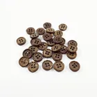 Bulk Buttons Buttons Button 4 Hole In Bulk High-end Natural Flatback Brown 4 Holes 18L Coconut Buttons For Baby Clothes