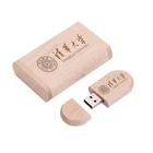 Flash Disk Factory Wholesale Wood Usb Flash Drive 3.0 Wooden Usb Memory Stick Rotating Flash Drive Flash Disk