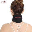 Neck RUNYI Neck Pain Relief Self-heating Tourmaline Neck Wrap Magnetic Therapy Neck Support