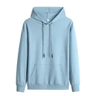 Hoodies Unisex Wholesale Solid Color Pullover Hoodies Unisex Cotton Sweatshirts