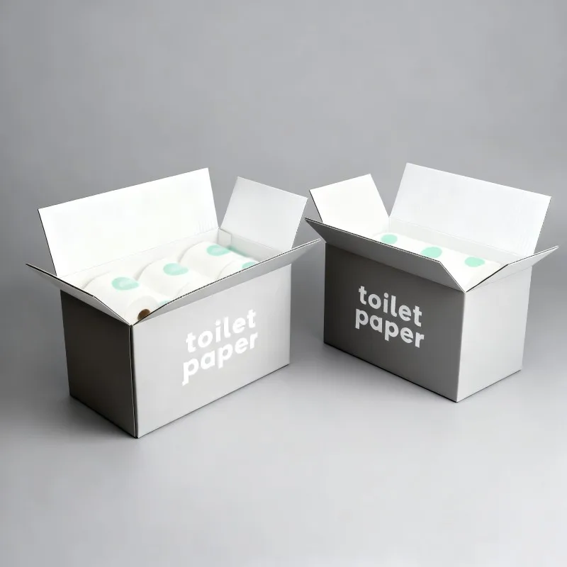 product wholesale digital printing corrugated carton mailer box for toilet paper custom printing shipping box with your logo-5
