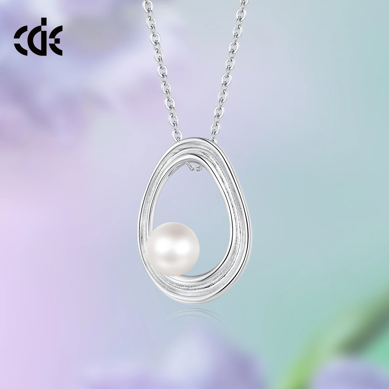 CDE YP1660 Minimalist Jewelry 925 Sterling Silver Necklace With Fresh Water Pearl 2023 Rohodium Plated DIY Pearl Necklace