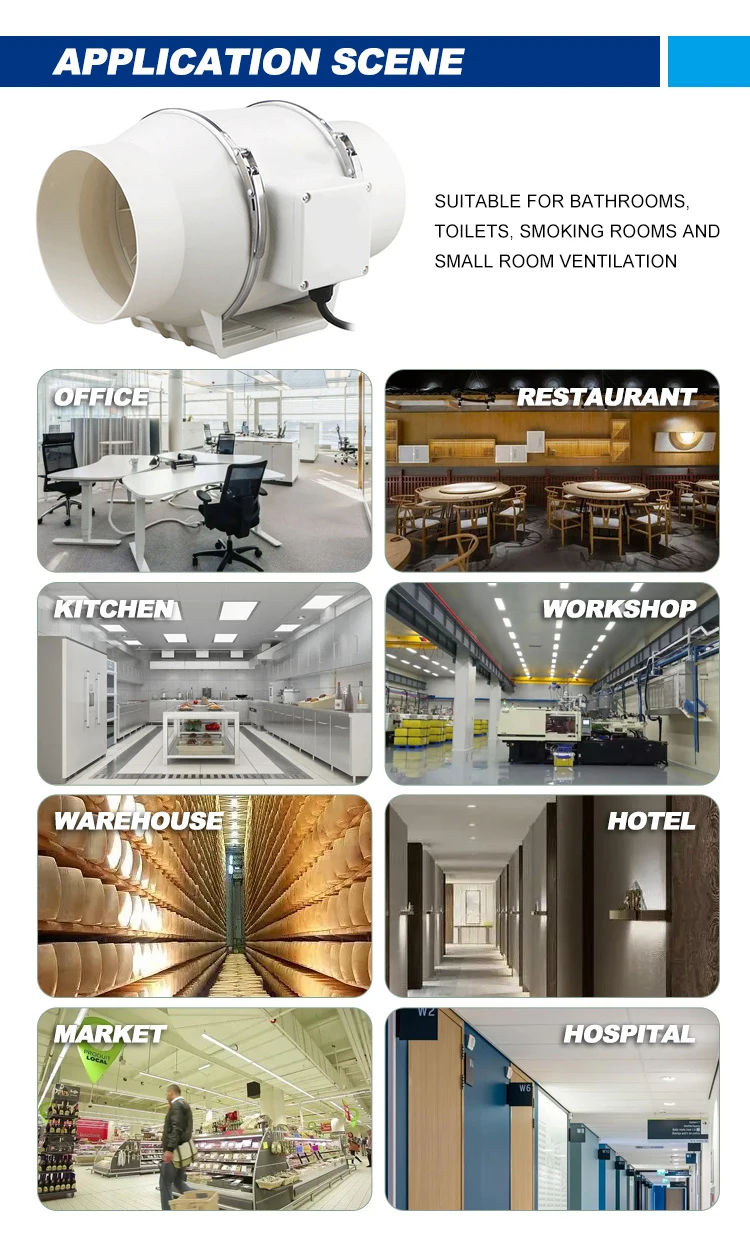 Ventilation Fan, Inline, 220 V, 23-105W - detail 36