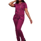 Uniform Women Figs Scrubs Set New Style Nursing Hospital Uniform Medical Fig Scrubs Set Women Nurse Uniform Suit