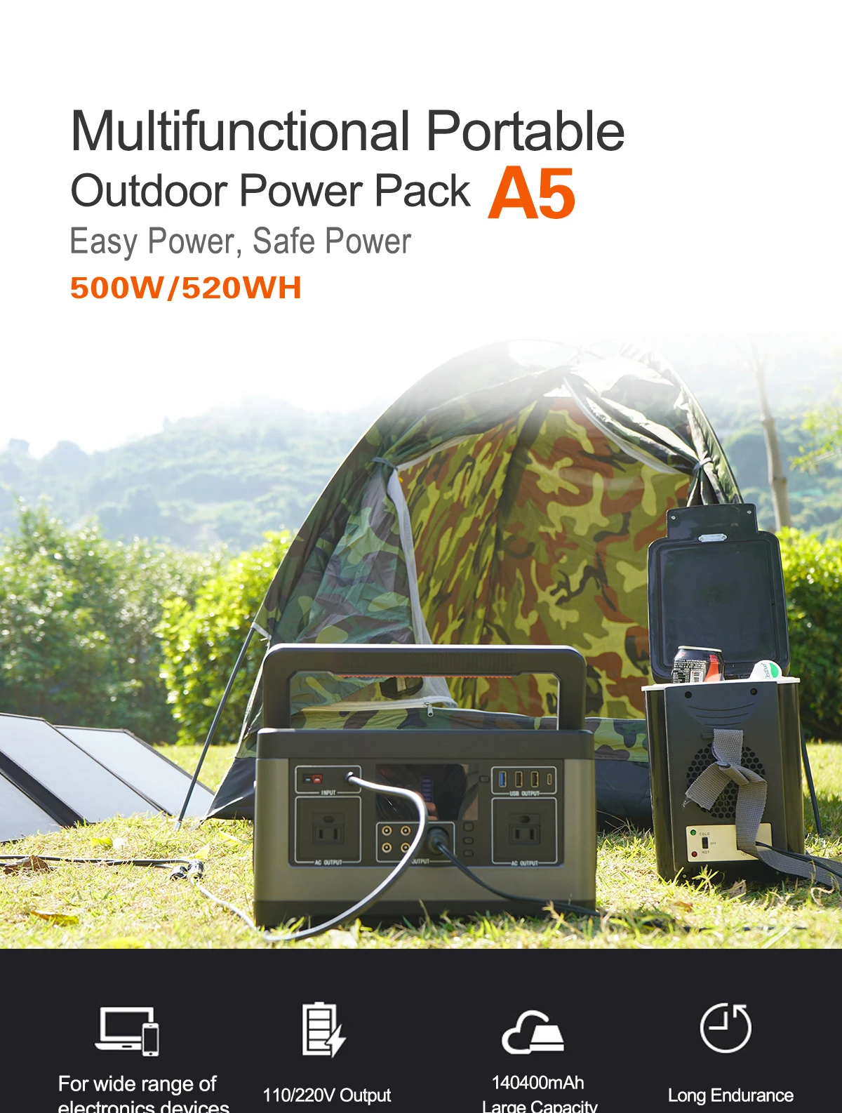 All-In-One 600W Smart Renewable Energy Power Station Off-Grid Solar Inverter with MPPT Controller for Home Use supplier