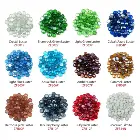Glass Gems Beads Decorative Glass Gems Vase Filler Fire Glass Beads Home Decor Flat Glass Beads