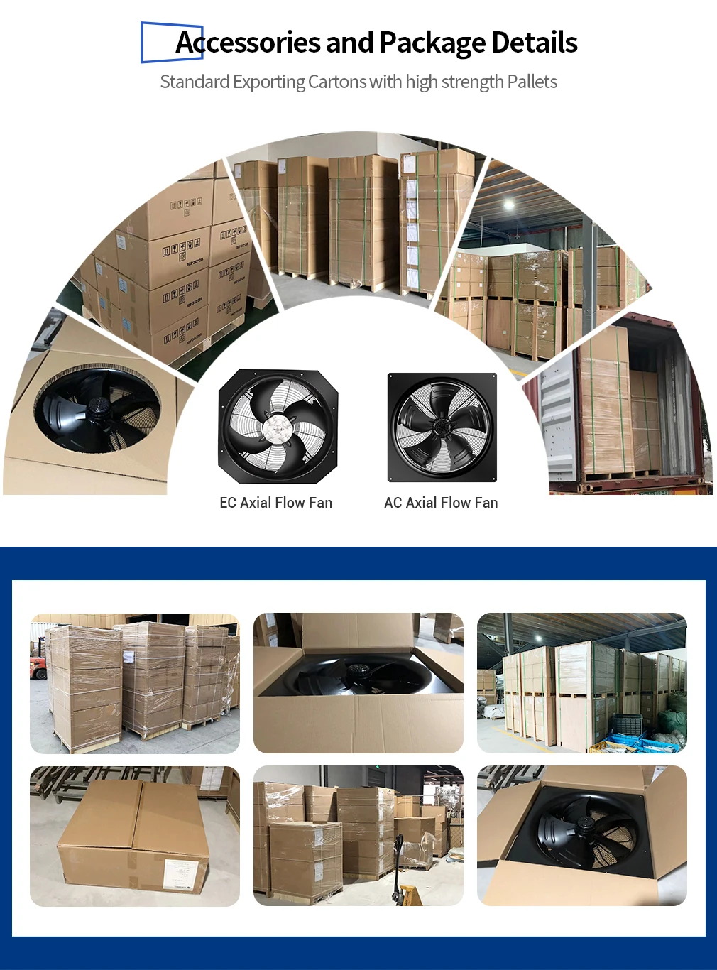 Axial Fan, LONGWELL, 250mm, 80% - detail 18