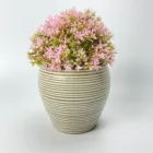 Plant Round Floor Vase Garden Planting Plant Flowerpot Wooden Pile Decoration