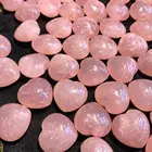 Heart Rose Quartz Rose Natural Crystal Heart Polished Rose Crystal Heart Healing Rose Quartz Heart