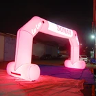 Arch Inflatable Hot Sales Inflatable Light Arch Outdoor Pvc Start Finish Arch Inflatable