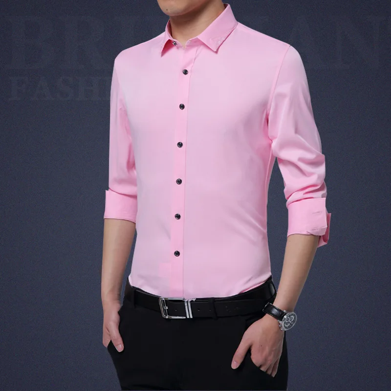 mens shirts pink brand