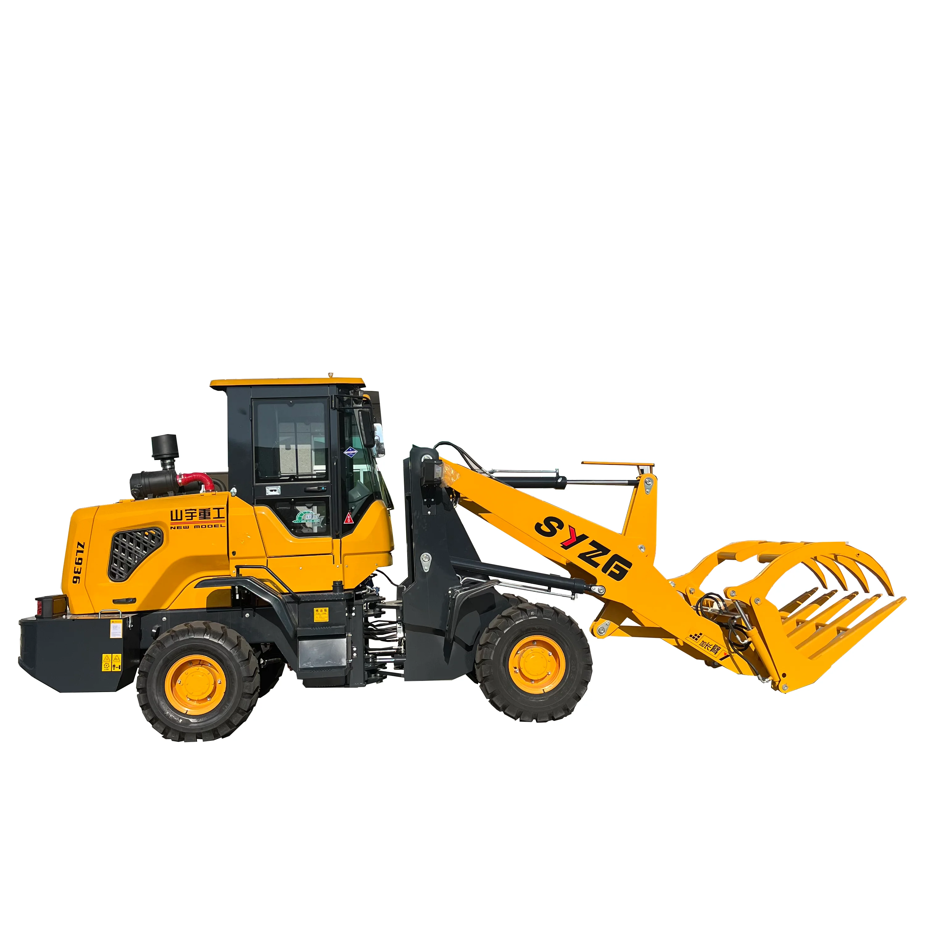 Shanyu Zl Claw Grass Machine New Arrival Provided Front End Loader