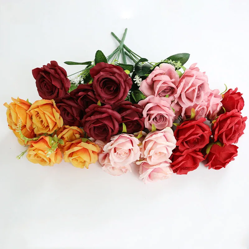 Wholesale artificial flowers decor wedding, centerpiece flower for decoration wedding artificial