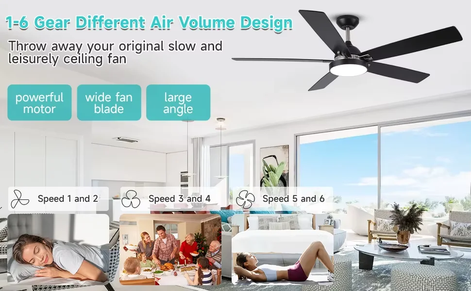 Ceiling Fan, 40W, Metal - detail 16