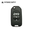 Key For NewHonda 3 Buttons Remote Flip Key "G" Complete 433mhz
