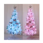 New Christmas Gift Cherry Blossom Pink Shallow Lake Blue Christmas Tree Luxury Encrypted Christmas Decoration