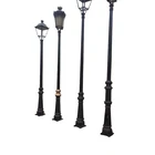 Wrought Wall Modern Style Outdoor Street Used Beautiful Cast Iron Light Poles Wrought Iron Wall Lamp Clight Pole