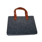 Tote Handbag Wholesale High Quality Felt Tote Bag Custom Logo Organizer From China Handbag Set