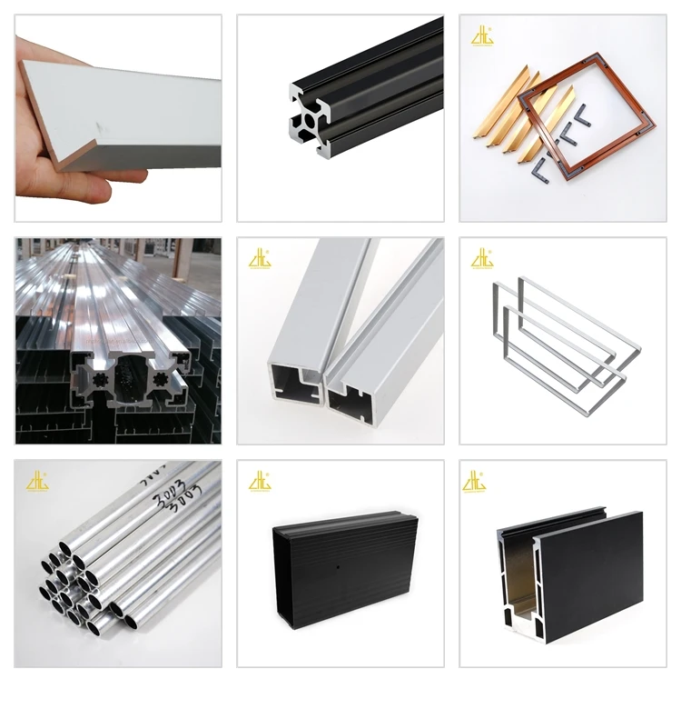 ZHONGLIAN Anodized matte silver white die casting process aluminum frames used for led advertising signs display screen frame 10