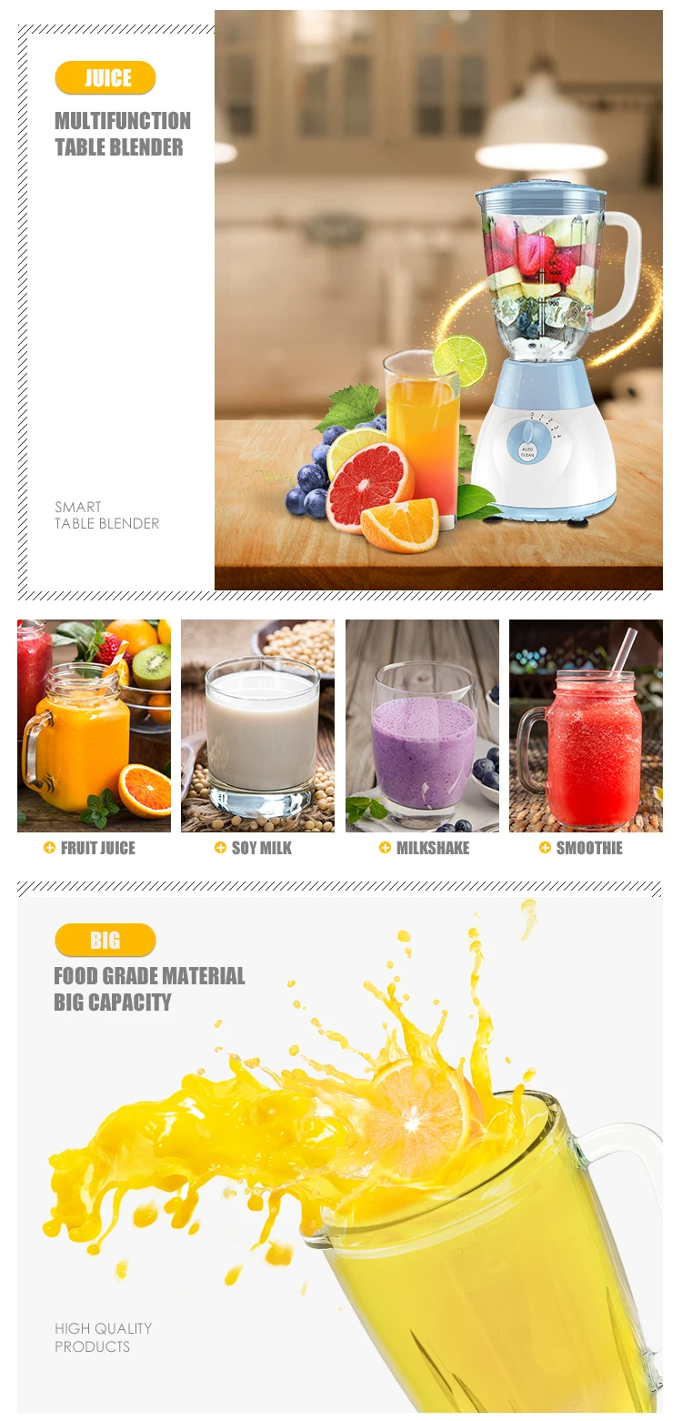 Liquidificador multifuncional poderoso e portátil para alimentos pesados