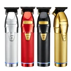 Professional Hot Sale Professional Electric Hair Trimmers Clippers Gold Men's Hair Trimmer For Men Barber