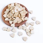 Wooden Beads Round 20mm Unfinished Wooden Teething Beads Natural Round Shape For DIY Jewelry Making