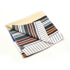 100% 100% Silk Scarf Printed Custom Small Silk Satin Square Neck Scarf For Handbags