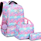 School Girls Meisohua Oem China Factory Travel Bag Polyester Kid School Backpacks Set For Teen Girls