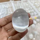 Natural Gemstone Wholesale High Quality Natural Gemstone Healing Crystal Polished Selenite Palm Stone