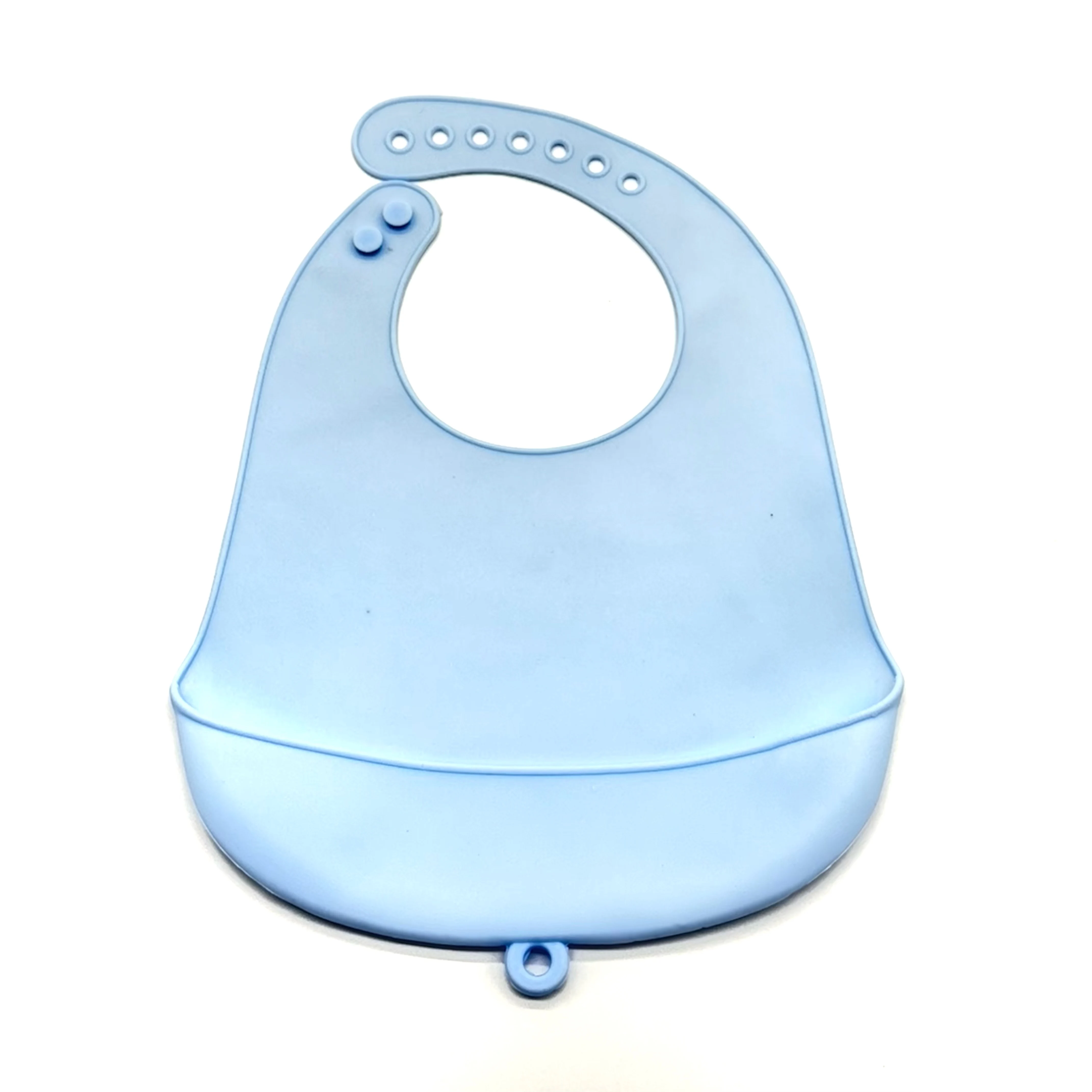 100% Food Safe Great Silicone Classic Baby Bib Easy Clean Kids Dining Product factory