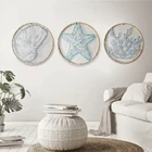 Wall Decor AHOME New Arrival Minimalist Metal Rustic Hanging Art Coastal Beach Themed Vintage Distressed Wall Decor