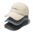 Cap Caps Women Sherpa Baseball Cap Warm Winter Spring Thickened Baseball Cap Cute Baseball Caps For Women