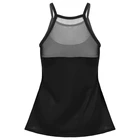 Women Top Vest Tops Hot Sale Women Mesh Patchwork Tank Top Transparent Sleeveless Slim Fit Vest Tops