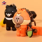 Promotional Gift Keychain Longzhiyu 15 Years China Manufacturer Promotional Gift Custom Cute Design 3D PVC Keychain