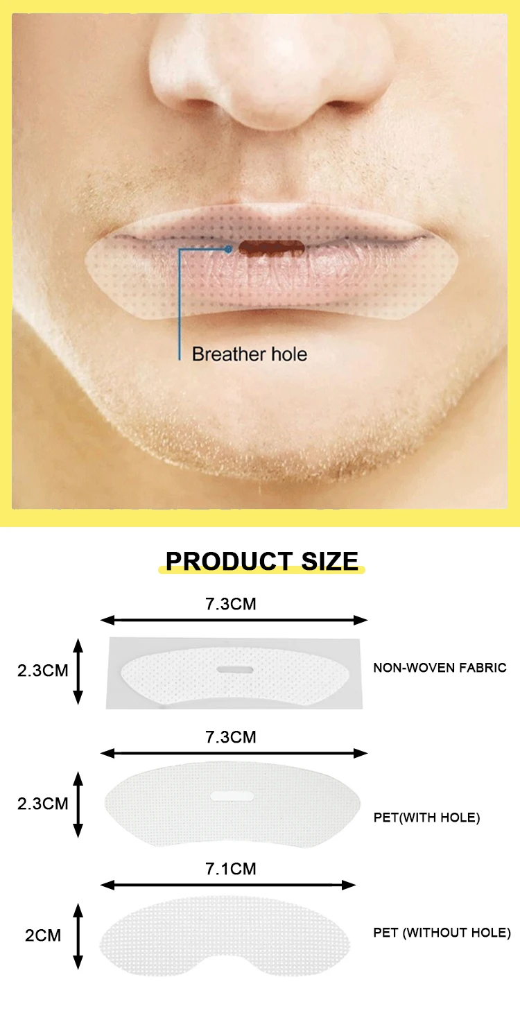Amazon Best Seller 2023 Sleep Strips Anti Snoring Devices Advanced Gentle Mouth Tape Apply to Sleeping Stop Snoring Mouth Tape factory