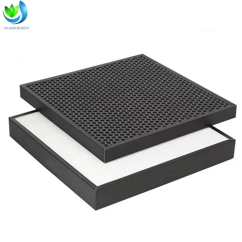product customized honeycomb activated carbon filter high efficiency h13 h14 true hepa filter formaldehyde pm25 bacteria virus removal-2