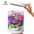 Flower Gift Unique Transparent Roses Flower Gift Packaging Boxes With Lid From China Factory