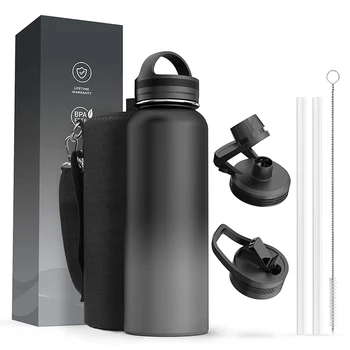 2024Top Seller Double Wall Vacuum Gym Water Bottle Vacuum Custom 304 Stainless Steel Insulated Outdoor Water Bottle