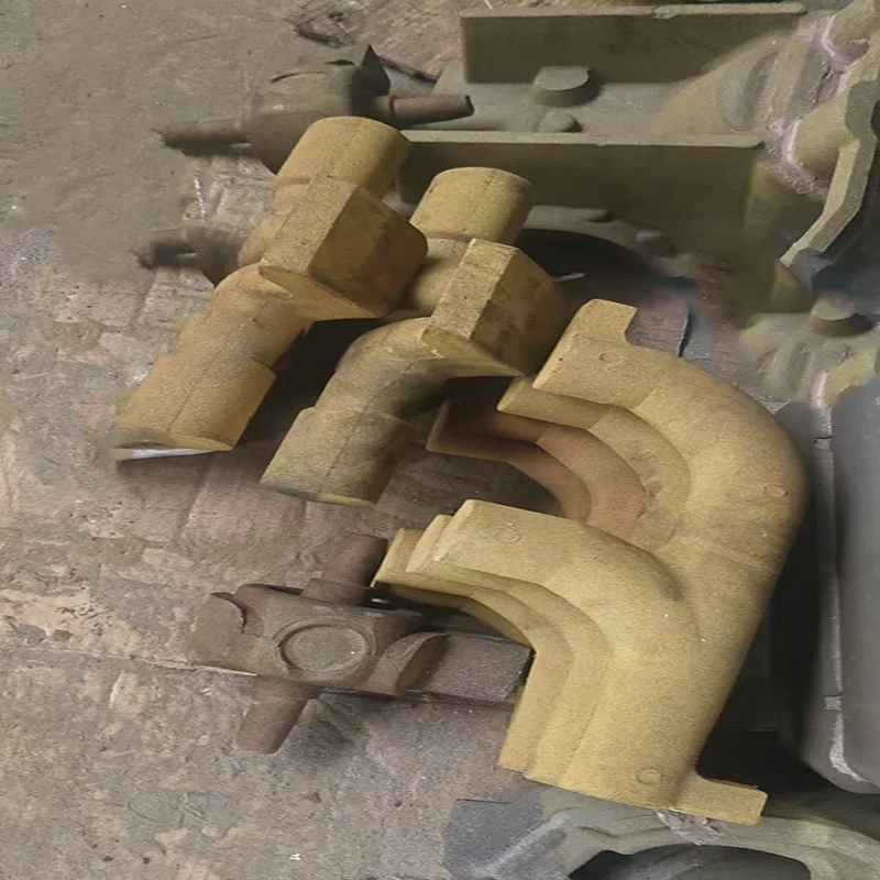 New 2.25 Inch Outlet Exhaust Manifolds with Natural Cast Finish factory